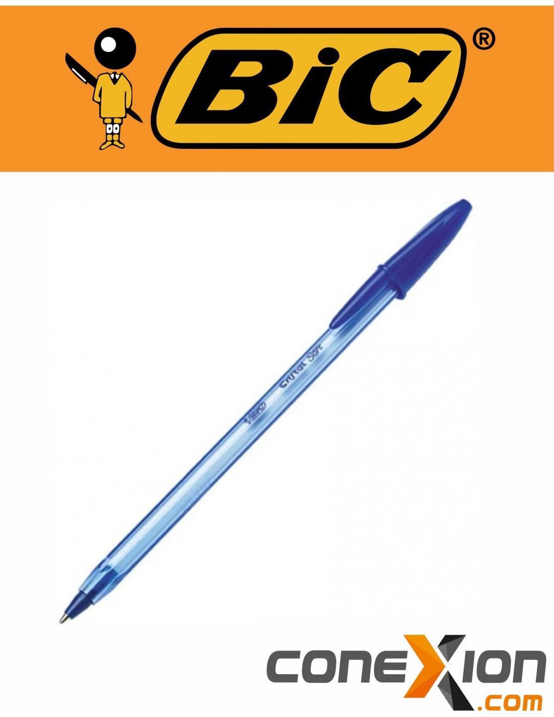 Boligrafo Bic Cristal Soft 1.2 Mm Azul