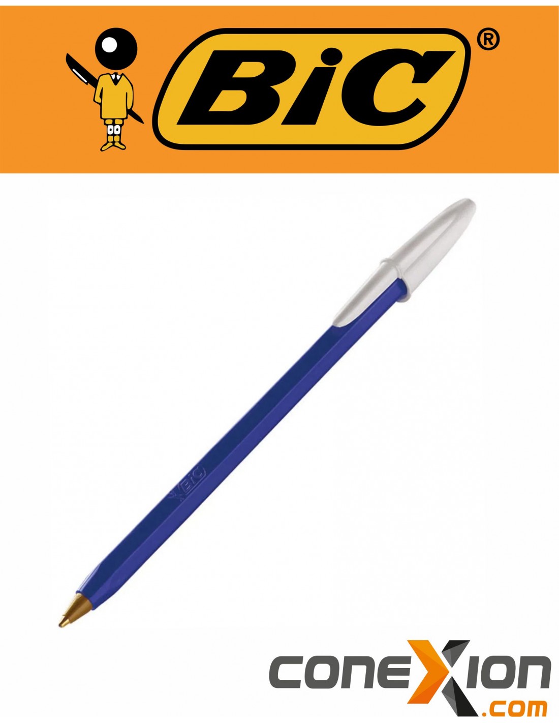 Boligrafo Bic Opaco 1.0 Mm Azul