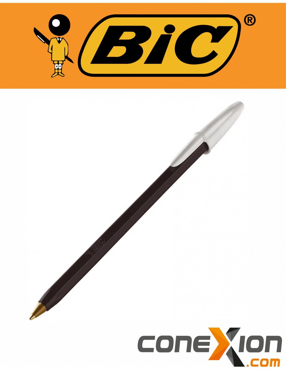 Boligrafo Bic Opaco 1.0 Mm Negro