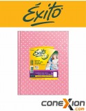Cuaderno Escolar Exito E3 Lunares T/dura X 48 Hojas Rayadas Rosado
