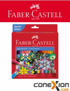 Caja lápices pastel Faber Castell 60