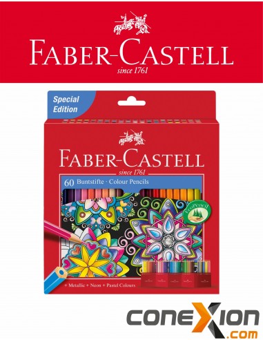 Papelería Modelo - Caja de Colores Pastel Faber Castell x 10