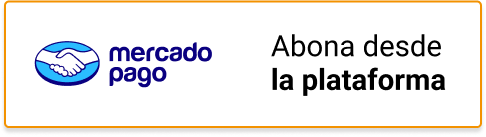 Abona desde la plataforma Mercado Pago